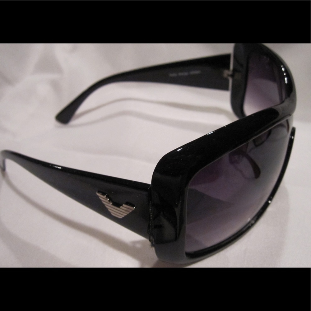 AX-Like Thick Frames Smoke Lens Sunglasses…